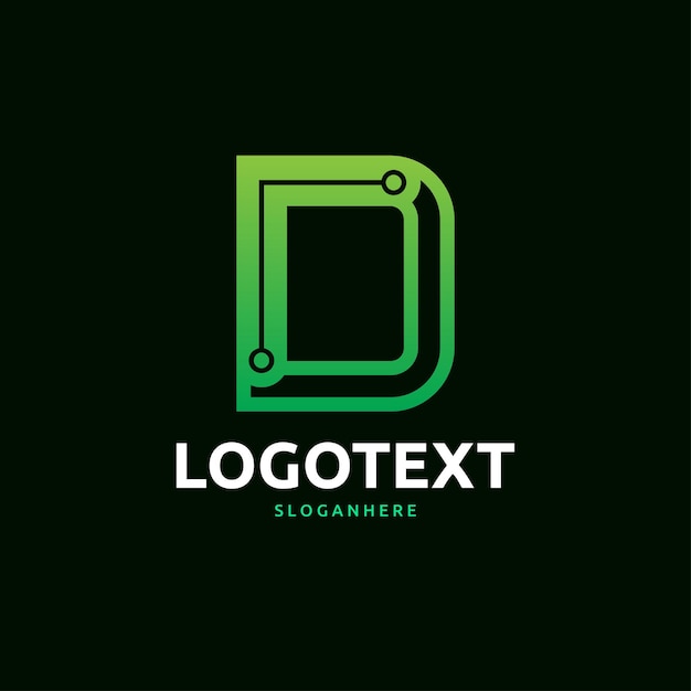 Letra D logo