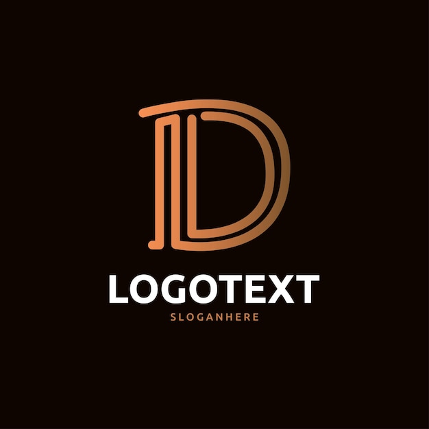 Letra D logo