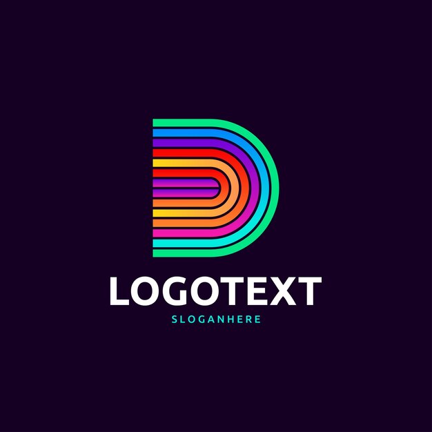 Letra D logo