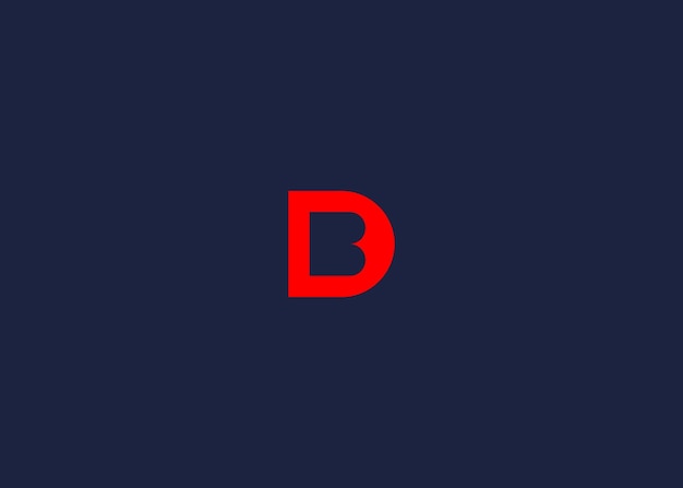 letra db diseño de icono de logotipo diseño de plantilla vectorial inspiración