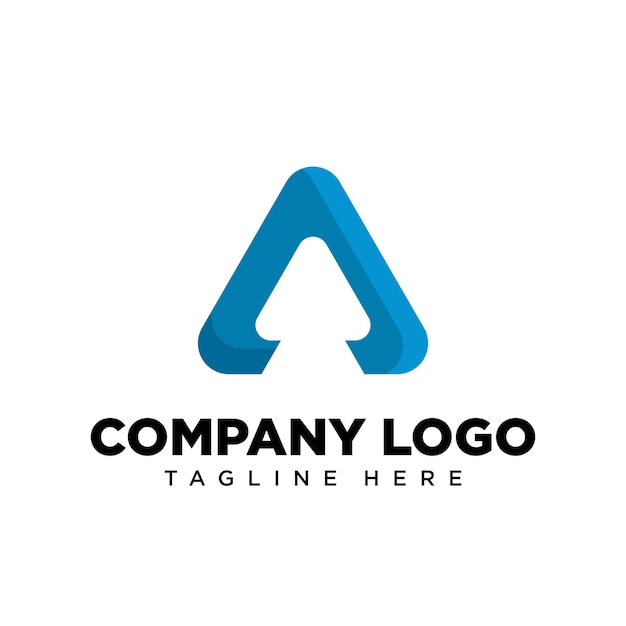 Letra de diseño de logotipo A, adecuada para empresa, comunidad, logotipos personales, logotipos de marca