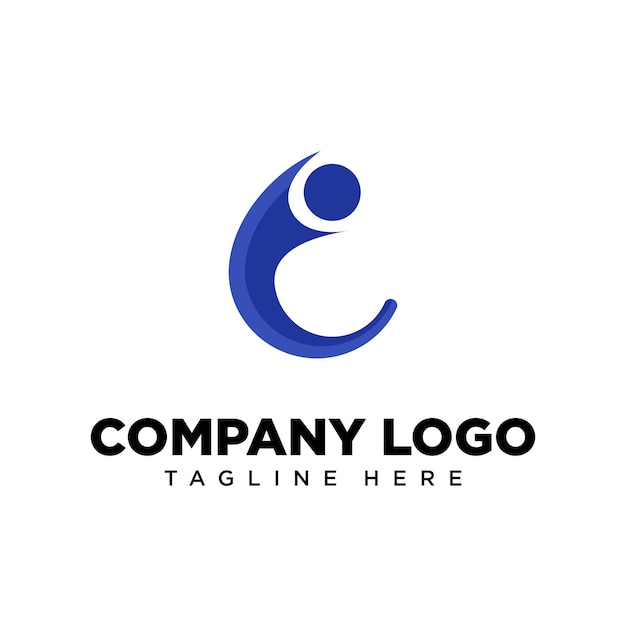 Letra de diseño de logotipo c, adecuada para empresa, comunidad, logotipos personales, logotipos de marca