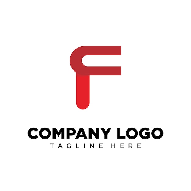 Letra de diseño de logotipo F, adecuada para empresa, comunidad, logotipos personales, logotipos de marca