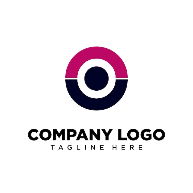 Letra de diseño de logotipo O, adecuada para empresa, comunidad, logotipos personales, logotipos de marca