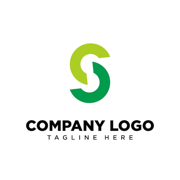 Letra de diseño de logotipo S, adecuada para empresa, comunidad, logotipos personales, logotipos de marca