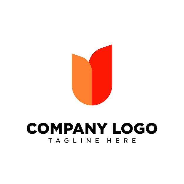 Letra de diseño de logotipo U, adecuada para empresa, comunidad, logotipos personales, logotipos de marca