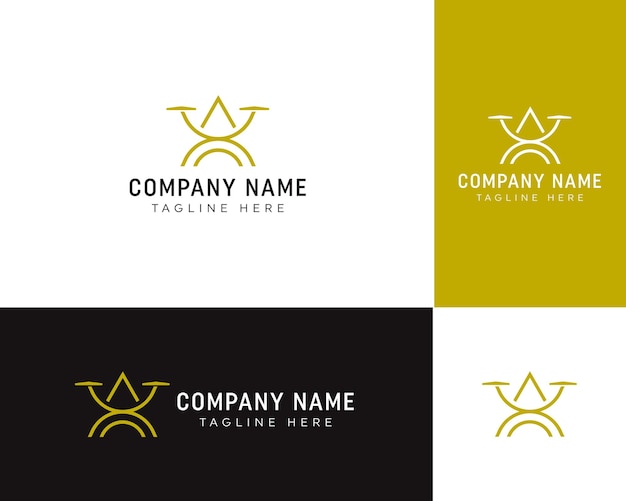 Letra A drone logo vector imagen