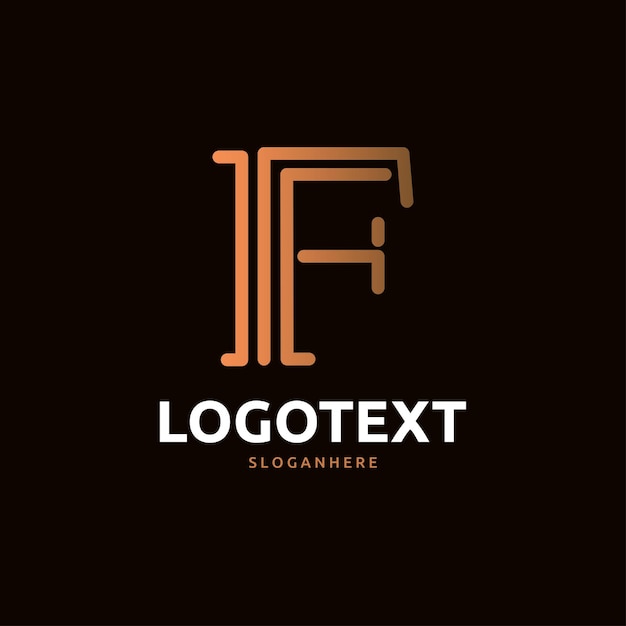 Letra F Logo