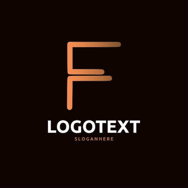 Letra F Logo