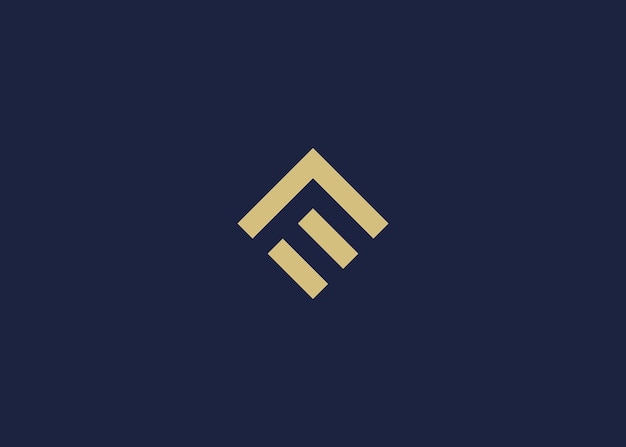 letra f con logotipo cuadrado diseño de icono inspiración de plantilla de diseño vectorial