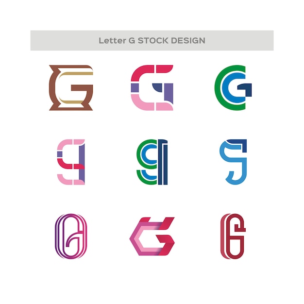 Letra g stock design logo