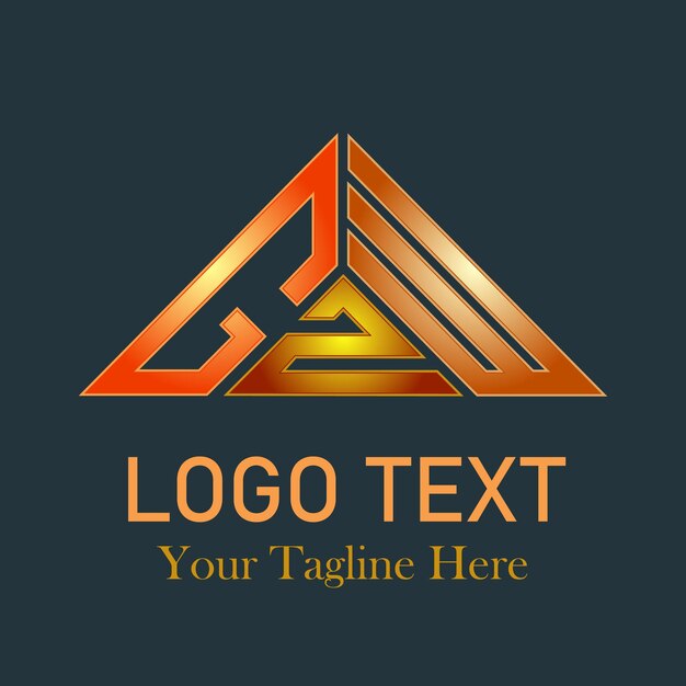 La letra GZW icono diseño de logotipo imagen vectorial descarga hoy