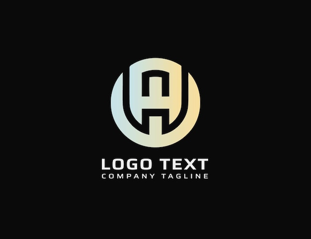 Letra H diseño de logotipo elegante lujo moda logotipo estilo lineal