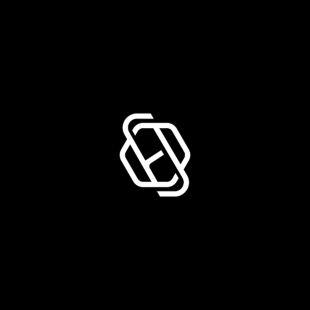 letra h eh él plantilla de diseño de logotipo monograma