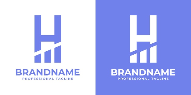 La letra H es el logotipo financiero ideal para los servicios de gestión de patrimonio