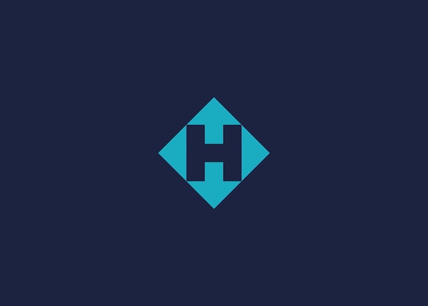 letra h con flecha diseño de icono de logotipo inspiración de plantilla de diseño vectorial