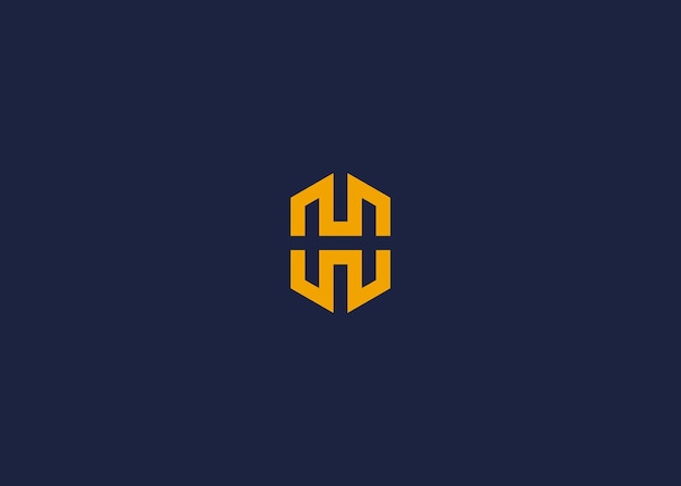 letra h con logotipo de hexágono diseño de icono de diseño vectorial inspiración de plantilla de diseño