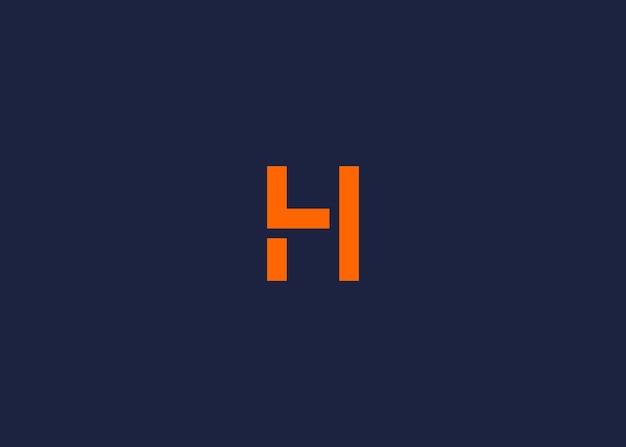 la letra hl o el diseño del icono del logotipo del vector inspiración de la plantilla de diseño