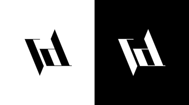 Letra id logo deporte vector monograma ilustración inicial icono estilo Plantilla de diseño