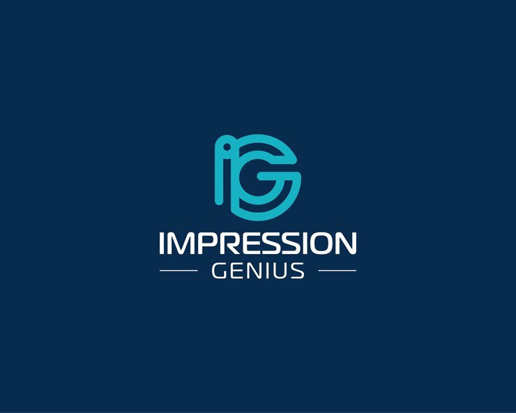 Vector la letra ig gi es el logotipo del monograma simple