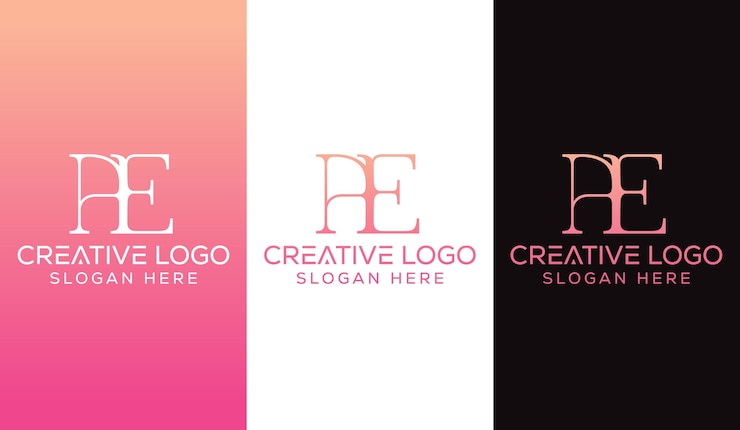 Vector letra inicial ae logo diseño monograma creativo moderno signo símbolo icono