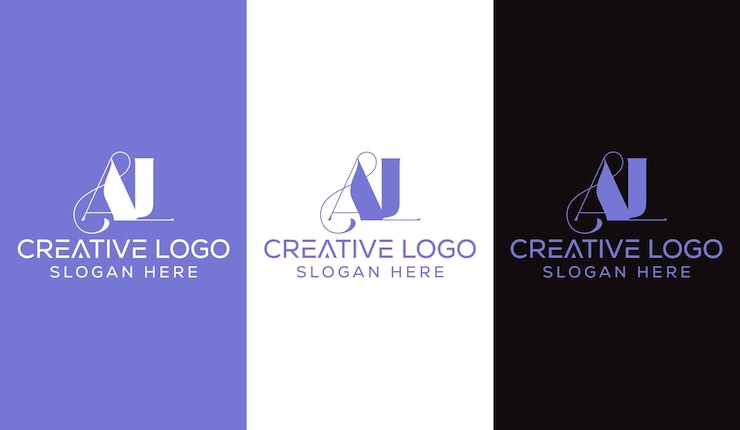 Vector letra inicial al logo design monogram creative modern sign symbol icon