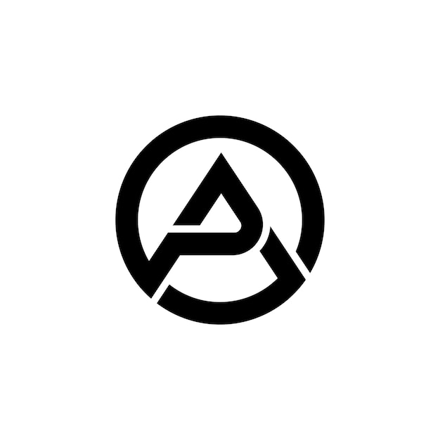 Letra inicial AP Diseño de logotipo plantilla Vector de diseño