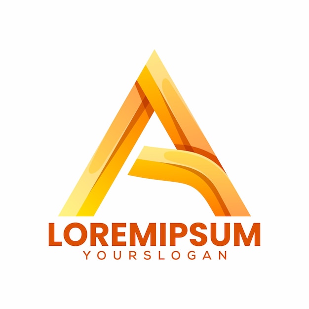 letra inicial Un diseño de logotipo creativo