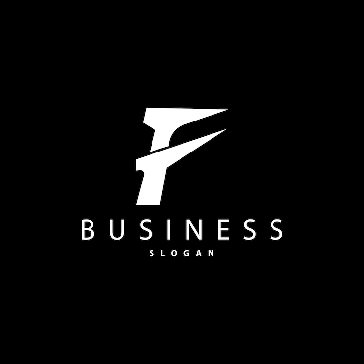 Vector letra inicial f logotipo minimalista logotipo de lujo simple vector identidad corporativa emblema símbolo diseño marca empresa negocio
