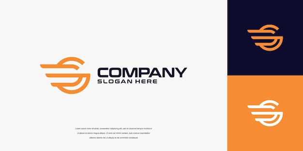 la letra inicial G del logotipo del ala