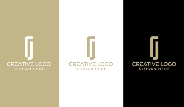 LETRA INICIAL I ICONO CONCEPTO SÍMBOLO DISEÑO VECTORIAL