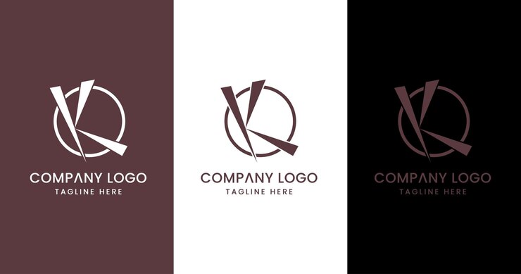Vector la letra inicial k diseño del logotipo signo de símbolo moderno creativo sobresaliente