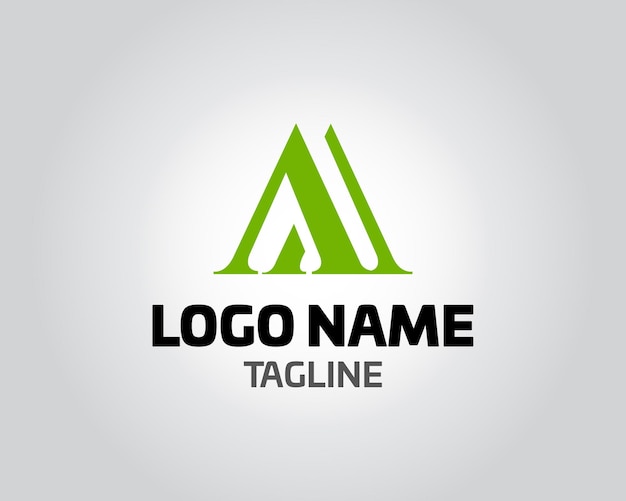 Letra inicial A logo vector diseño plantilla alfabeto abstracto A logo vector Logo con las iniciales A Letra A logo icono diseño plantilla elementossimple y limpio inicial A logo
