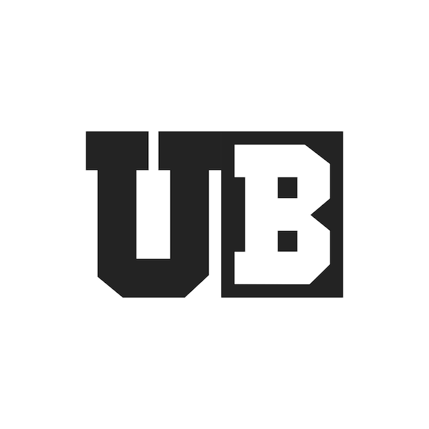 La letra inicial del logotipo de UB