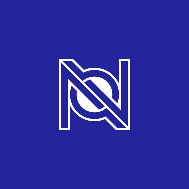 Vector letra inicial moderna y minimalista on o no logotipo de monograma