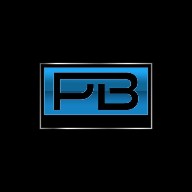 Letra inicial PB Logo Design