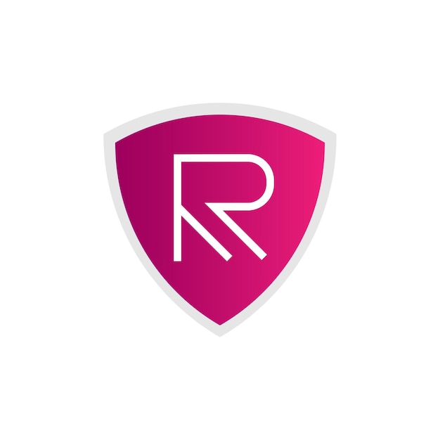 Letra inicial R Diseño de logotipo Signo de símbolo moderno creativo excepcional