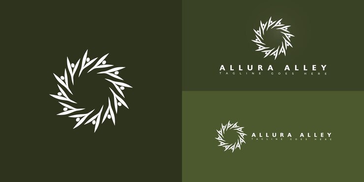 Vector la letra inicial vectorial moderna a o el logotipo aa en color blanco aislado en múltiples colores de fondo