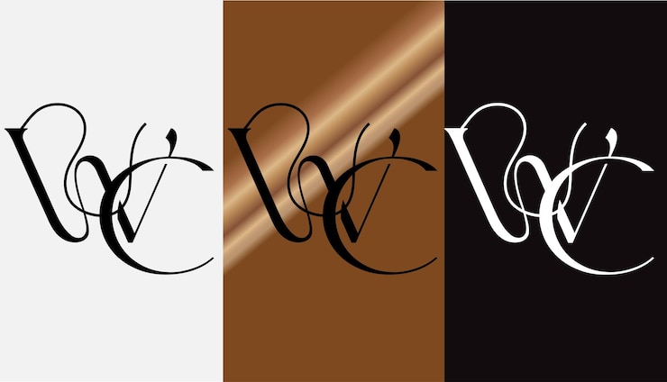 Vector la letra inicial wc diseño de logotipo creativo símbolo moderno icono monograma