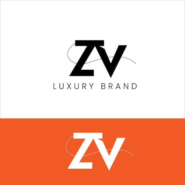 Vector letra inicial zv