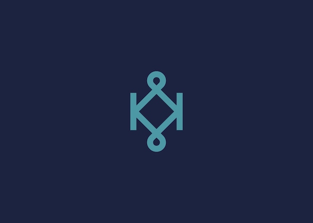 la letra kk el diseño del icono del logotipo el diseño del modelo vectorial la inspiración