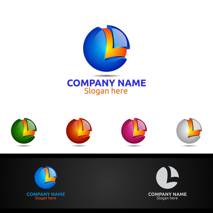 Vector letra l para logotipo vectorial digital, marketing, finanzas, asesor o icono de diseño de inversión