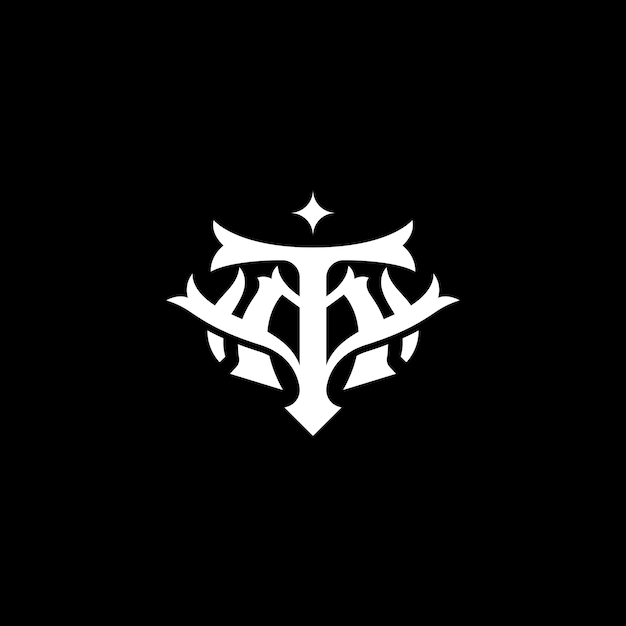 Letra limpia y mínima basada en inicial Plantilla de logotipo de monograma TM MT Diseño de vector de alfabeto de lujo elegante Logotipo de vector