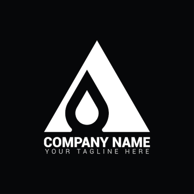 Letra A Logo A Carta Diseño Vector
