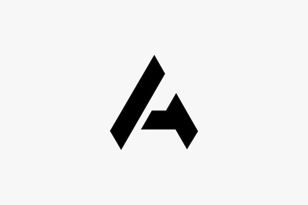 Letra A logo creative A logo símbolo inicial vector