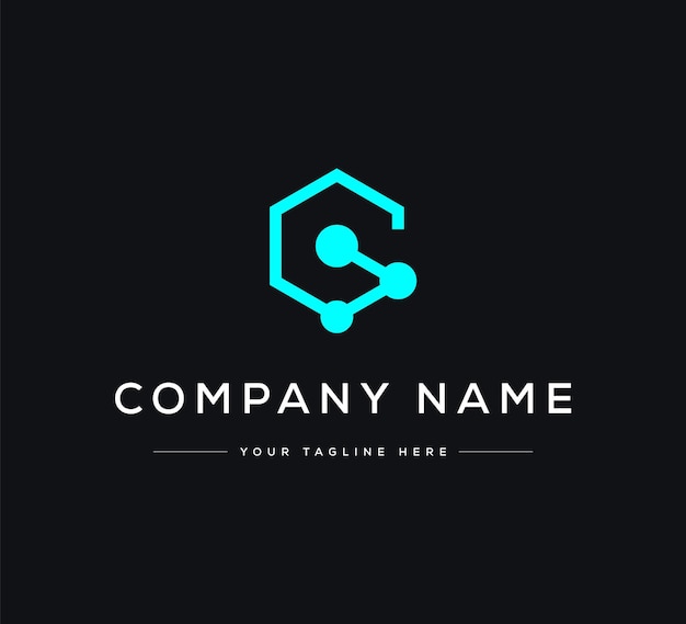 Letra Logo diseño tecnología g logo
