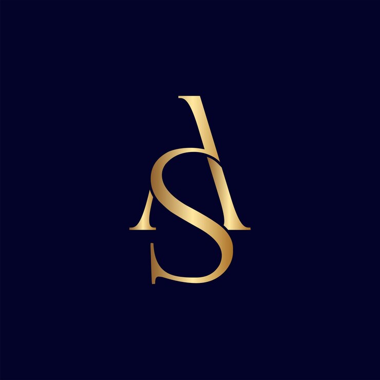 Vector letra de logotipo de belleza para mujer de oro asombroso real elegante como