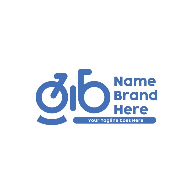 Letra del logotipo de la bicicleta GIB