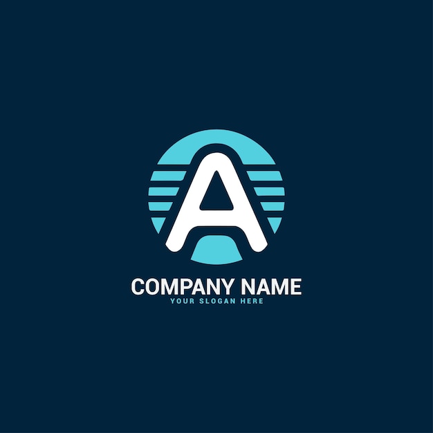 Una letra, un logotipo, una fuente de alfabeto digital abstracta moderna, una tipografía de tecnología mínima.