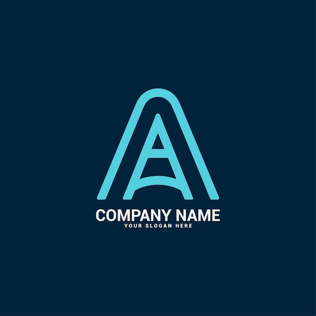 Una letra, un logotipo, una fuente de alfabeto digital abstracta moderna, una tipografía de tecnología mínima.
